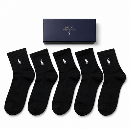 5er-Pack RL Baumwoll-Socken Box